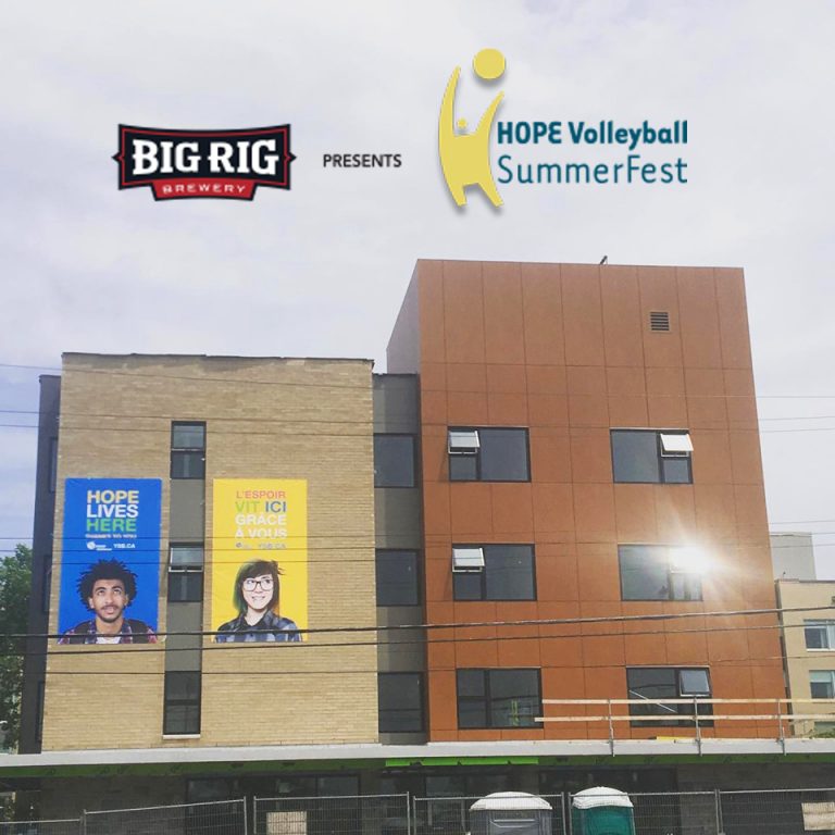 Hope is a Place, and Big Rig Brewery presents HOPE Volleyball